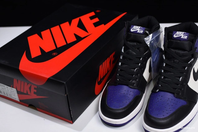 Reps BK 1 court purple 555088-501 air jordan 1106